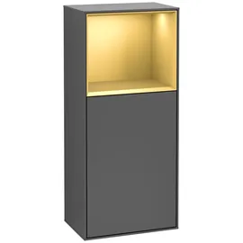 Villeroy & Boch Finion G500HFGK Hochschrank 41,8 x 93,6 cm Anthrazit Holz