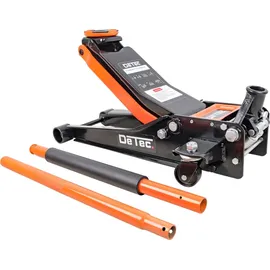 DeTec. Wagenheber Stahl 75–500 mm orange