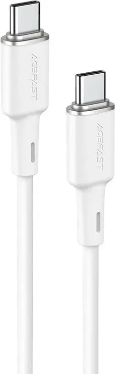 Acefast C2-03-CC Weißes USB-C auf USB-C PD QC Kabel 60W 3A 480 Mbps 1,2m – Weiß