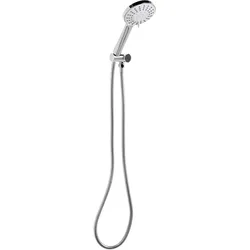 Duschkopf mit Schlauch UCHIZA 4-Funktionen Silber