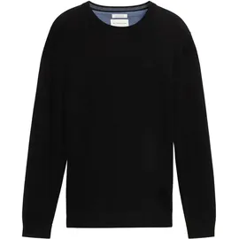 Tom Tailor 1038426 Basic Knit Pullover Black 2XL