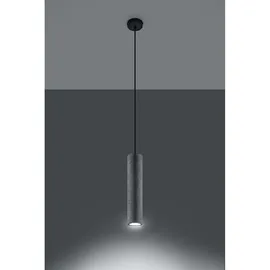 Sollux Lighting Pendelleuchte 1-flg. GU10 60 cm grau schwarz