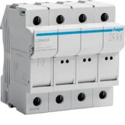 Hager LSN404 Sicherungselement 3P+N 25A L32 4M