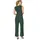 Zero Overall "Damen mit Wickeloptik", Damen, Gr. 40, Normalgrößen, grün (spruce forest), Feinstrick, Obermaterial: 5% Elasthan, 95% Polyester, unifarben, figurumspielend, Rundhals, Overalls Overall, Rüschen