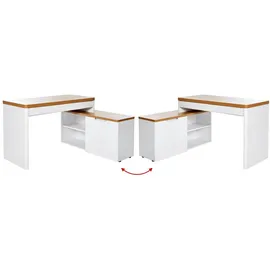 Jahnke Eckschreibtisch LIBRE Weiß