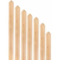 Mega Holz Zaunlatten Paket " Mallorca " 10 Stück aus Lärchenholz 100 cm Höhe Halbpalisade Zaun Brett Zaunbrett Gartenzaun Holzzaun