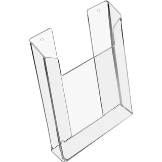 HMF 46842 Wand Prospekthalter DIN A5 Hochformat 17 x 21 x 3,5 cm