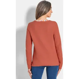 GOLDNER Cardigan aus Baumwolle orange 22