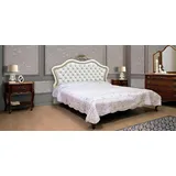 Doppelbett Betten Schlafzimmer Möbel Massivholz Vaccari cav giovanni Bett Neu