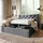 Flieks Polsterbett 160 x 200 cm Grau