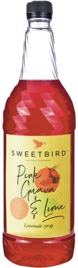 Limonadensirup Sweetbird Pink Guava & Lime Lemonade, 1 l