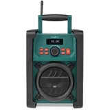 Nedis DAB+ Radio Baustellenradio grün/schwarz