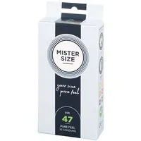 MISTER SIZE Pure Feel Kondome 10 Stk - Klar
