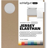 schlafgut Easy Jersey Elasthan Boxspring 140 x 200 - 160 x 220 cm gray light