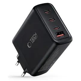 TECH-PROTECT Tech Protect NC140W GAN 4 Port 140W WandLadegerät - Schwarz