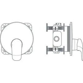 Ideal Standard Brausearmatur Ceraflex Unterputz Chrom