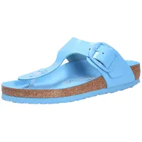 Birkenstock GIZEH BIG BUCKLE Pantolette Modischer Schnitt blau 38 EU