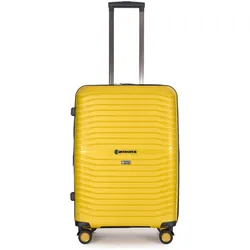 Stratic Bright + Koffer M (erweiterbar) - Yellow Gold Koffer24