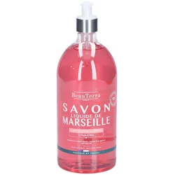 BeauTerra Savon Liquide de Marseille - Alte Rose 1L