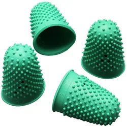 10 Blattwender aus Gummi Größe 5, Kautschuk, grün