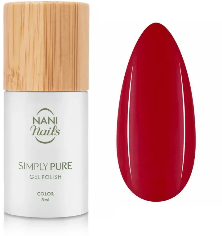 NaniNails Simly Pure Gel Nagellack für UV/LED Lampe Farbton Dark Rose 5 ml