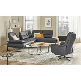 HIMOLLA Ecksofa 9360 ¦ schwarz ¦ Maße (cm): B: 272 H: 93 T: 215.0