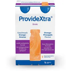 PROVIDE Xtra Drink Orange Ananas Trinkflasche 4X200 ml Lösung