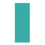 vidaXL Plissee Petrolgrün 75x200 cm Stoffbreite 74,4 cm Polyester, vidaXL