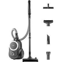 Toshiba Beutelloser Bodenstaubsauger VC-BL070C(K), Verstellbarer Teleskop-Staubsauger mit HEPA-Filter, Schwarz, 1,8L
