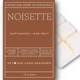 Interluxe Duftwachs - Noisette - Duftmelt aus Naturwachs mit tollem Haselnussduft angenehm duftend Waxmelt 100% pflanzlich Duftwachswürfel Wachs mit Duftöl