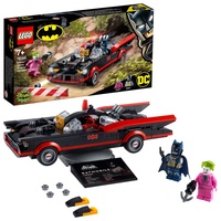 LEGO 76188 DC Batman Batmobile aus dem TV-Klassiker „Batman“ Spielzeugauto mit Joker Minifigur, Set für Jungen und Mädchen ab 7 Jahre