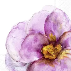 Serviette Rose Garden 20tlg. Papier Violett Lila
