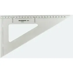 Rumold Zeichendreieck 60 Grad 25cm Kathete leicht getönt 4012108023207 Rumold