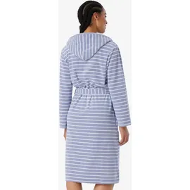 SCHIESSER Bademantel Feather Terry hellblau XL