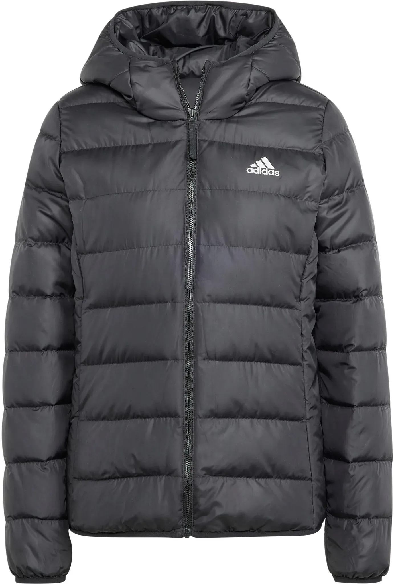 adidas Essentiell Steppjacke Damen in black, Größe M - schwarz