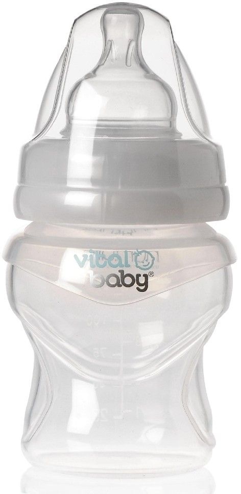 Vital Baby - Airflow Silikon-Flasche 1 St transparent