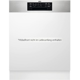 AEG Teilintegrierter Geschirrspüler 60 cm / Serie 7000 - Glasschutz / Energieklasse A-10% / MaxiFlex Besteckschublade / Innenbeleuchtung / leise 40dB / ComfortRails / 14 MG / Wasserstopp / FEE7770APM