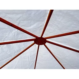 Promadino Pavillon »Rosenheim«, Holz weiß 304 x 213 x 304 cm