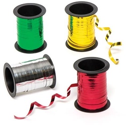 Geschenkband Metallic (pro Set 4) Bastelmaterial