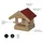 dehner natura premium Futterhaus Kaja 21,5 x 22 x 21,5 cm Rot