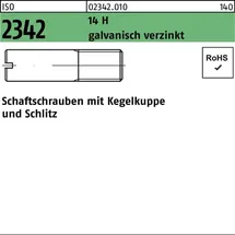 F. REYHER Nchfg. GmbH & Co. KG Schaftschraube ISO 2342 Kegelkuppe/Schlitz M6 x 30 100 Stück