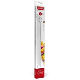 Triangle Grillspieß 30 cm Edelstahl weiß