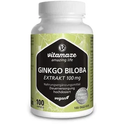 Ginkgo Biloba 100 mg  vegan 100 St