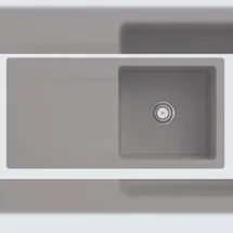 Villeroy & Boch Siluet 1000x510mm fossil + Handbetätigung