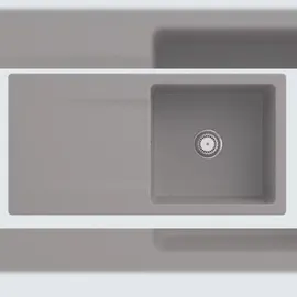 Villeroy & Boch Siluet 1000x510mm fossil + Handbetätigung