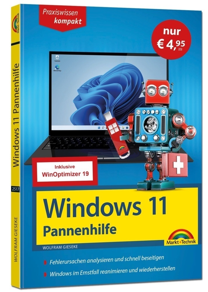 Windows 11 Pannenhilfe - Sonderausgabe Inkl. Winoptimizer 19 Software - - Wolfram Gieseke  Kartoniert (TB)