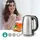 Nedis 1,7 l Schwarz/Silber