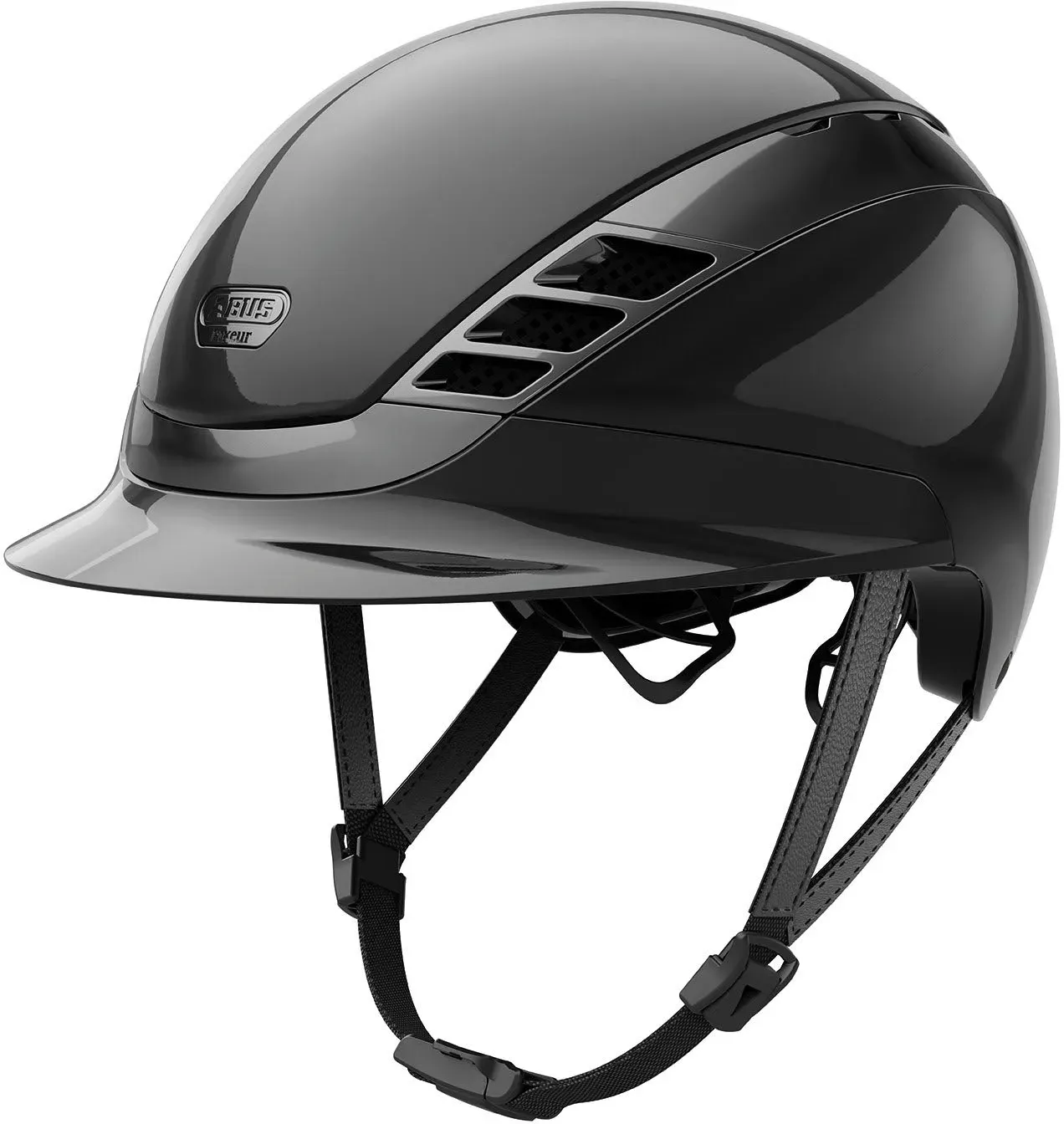 Abus Pikeur AirLuxe Chrome Reithelm