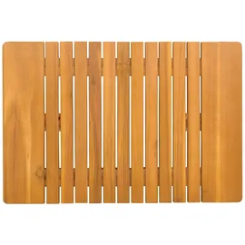 vidaXL Badematte Uni Braun 59 x 40 cm