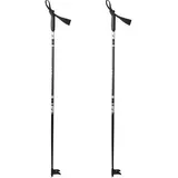 Mc Kinley McKINLEY Kinder Langlauf-Skistöcke Active Alu Jr, Größe 100 in Schwarz BLACK/SILVER/ANTHRAC
